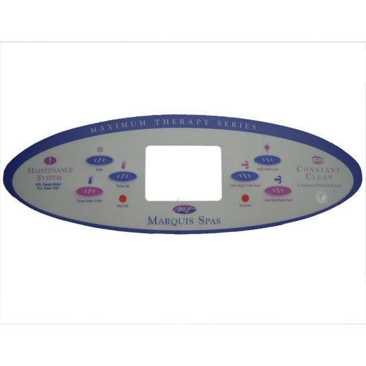 650-0447 Overlay Topside | 650-0447 Control Panel | Spa Parts Experts