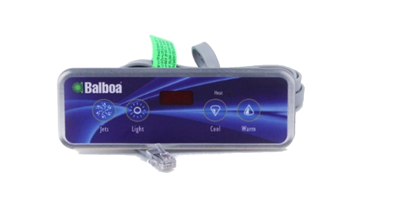 54664 Balboa® Topside Control Panel, Lite Duplex Digital, LED