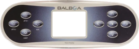 12512 Balboa® Topside Control Overlay, TP800, 9-Button