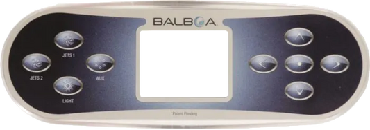 12512 Balboa ® Topside Control Overlay, TP800, 9-Button