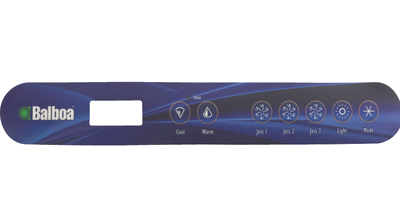 11901 Balboa ® Topside Control Overlay, ML550, 7-Button