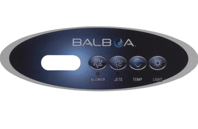 11520 Balboa® Topside Control Overlay, 4-Btn, VL240